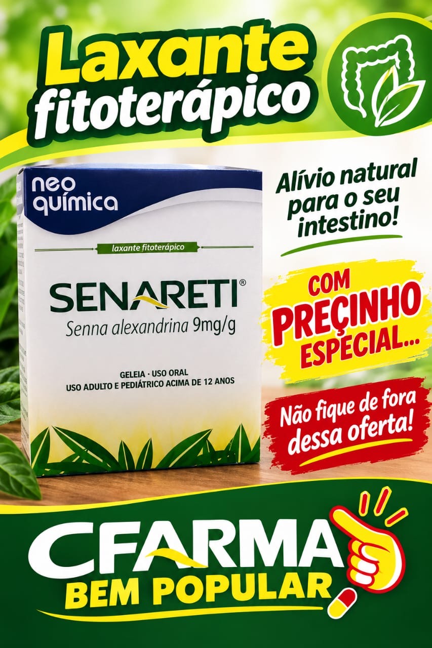 Promoção: Senareti laxante fitoterápico com precinho especial